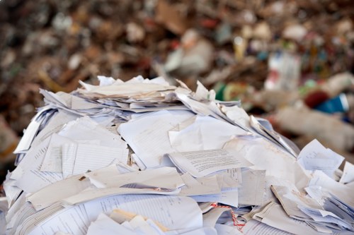 Insurers' documents and certificates verifying public liability cover for waste removal